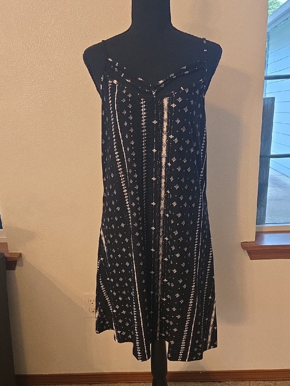 Mudd Black and White Printed  Dress